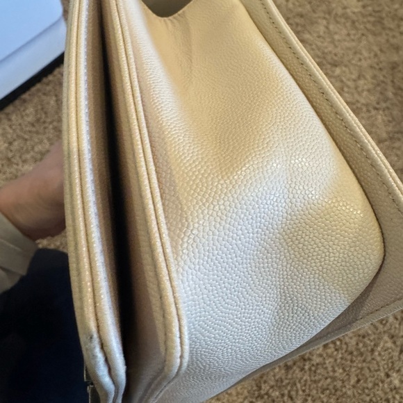 Chic Beige Quilted Chain Bag - Picture 3 of 16